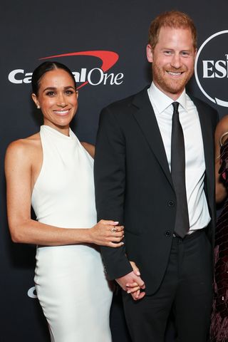Meghan, Duchess of Sussex and Prince Harry, Duke of Sussex attend the 2024 ESPY Awards on July 11, 2024 in Hollywood, California.Credit: Kevin Mazur/Getty