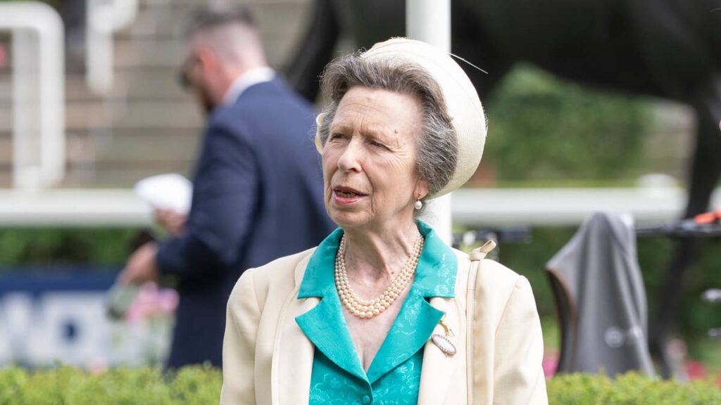 Princess Anne brings back 40-year-old diamond encrusted brooch for the races