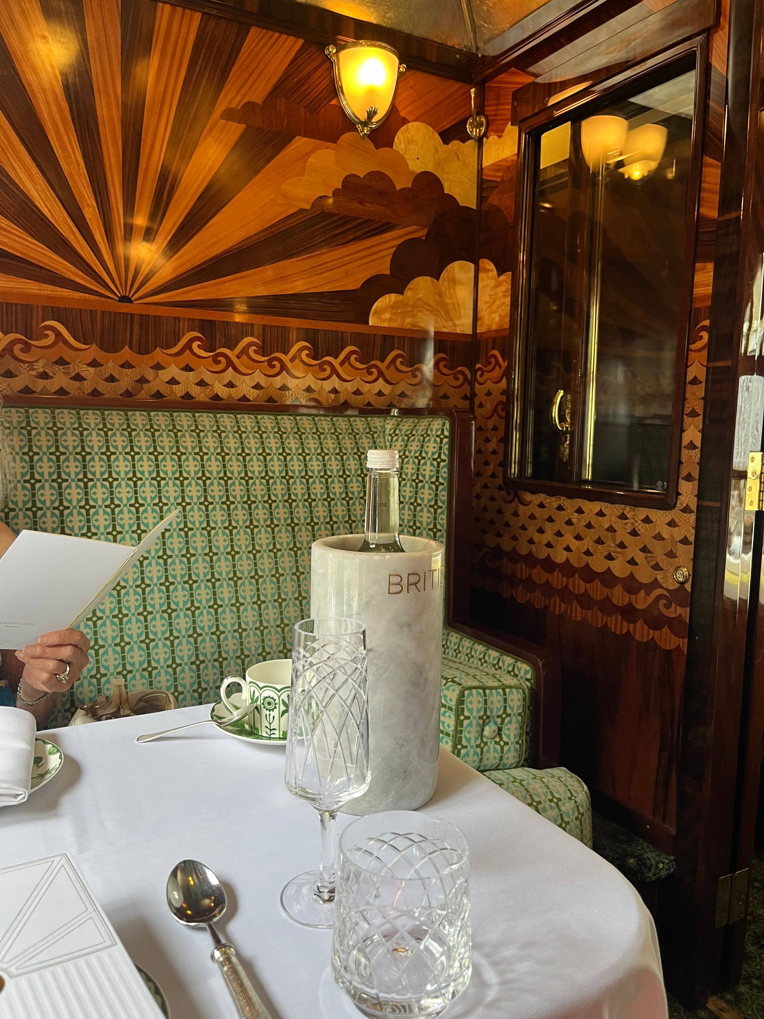 Our exquisite coupé at the end of the carriage