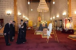 The Princess Royale and her husband Sir Timothy Laurence visit Thailand on behalf of the Crown