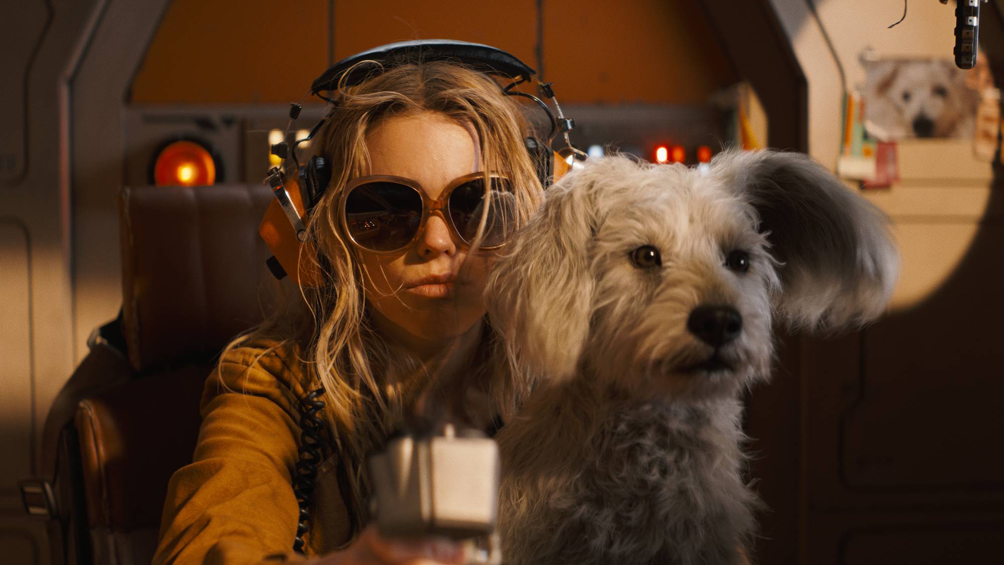 Milly Alcock as Kara Zor-El / Supergirl and Krypto in "Supergirl" movie (2026)