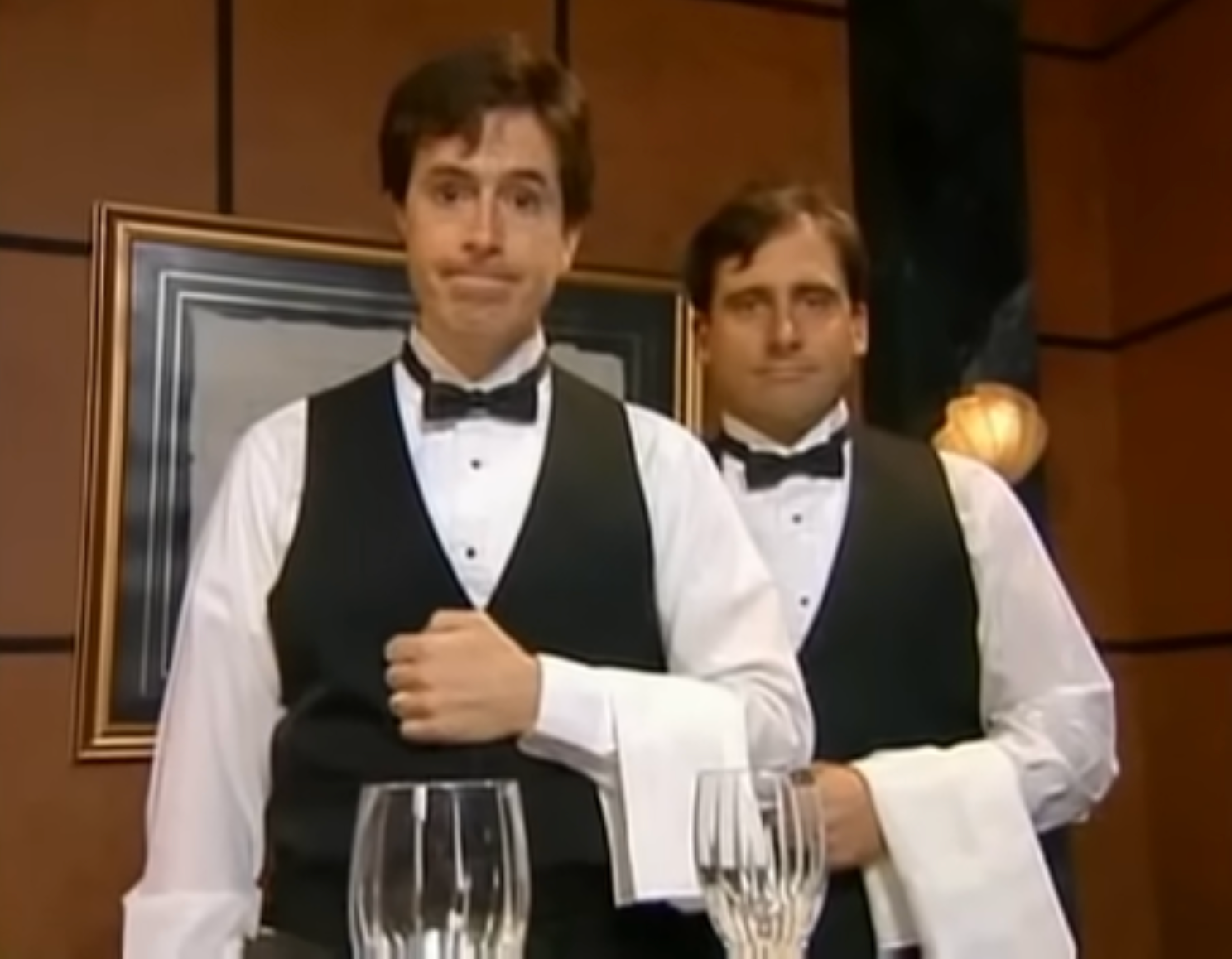 Stephen Colbert and Steve Carell on "The Dana Carvey Show"