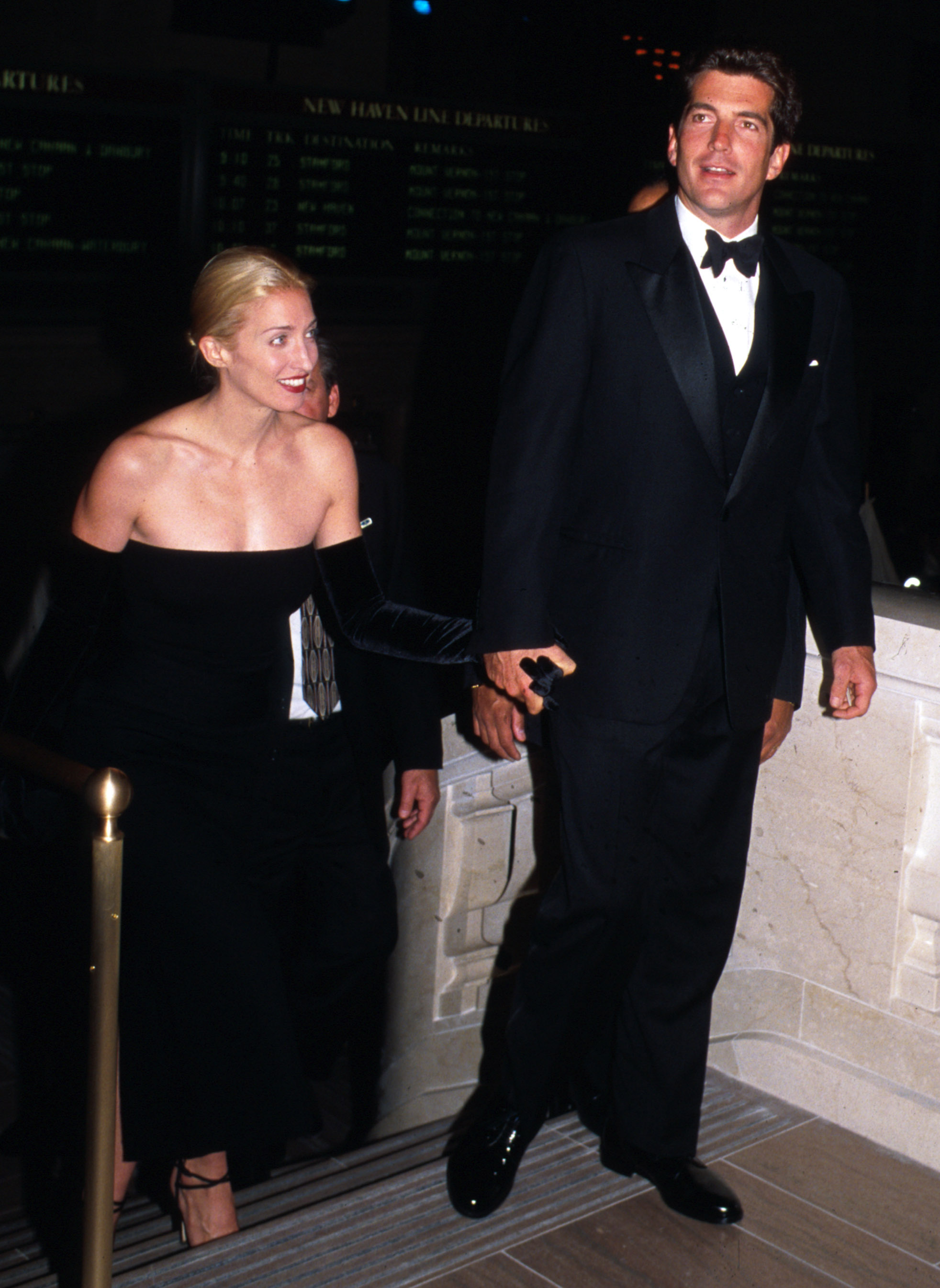Carolyn Bessette and John F. Kennedy Jr. in 1998.