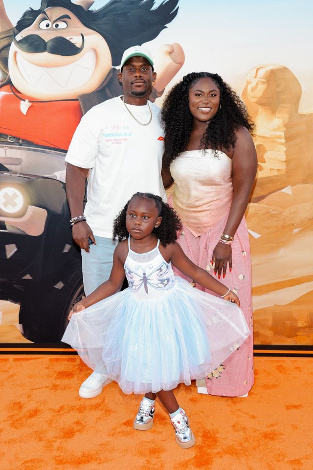 Dennis Gelin and Danielle Brooks arrive at Universal Pictures’ “The Bad Guys 2” premiere at TCL Chinese Theatre on July 23, 2025 in Hollywood, California.Credit: Maya Dehlin Spach/WireImage