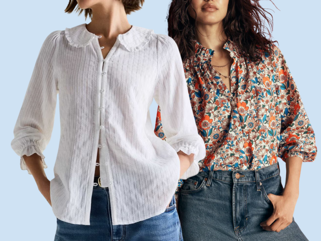 How to Wear the Granny Blouse Trend Celebrities Are Loving