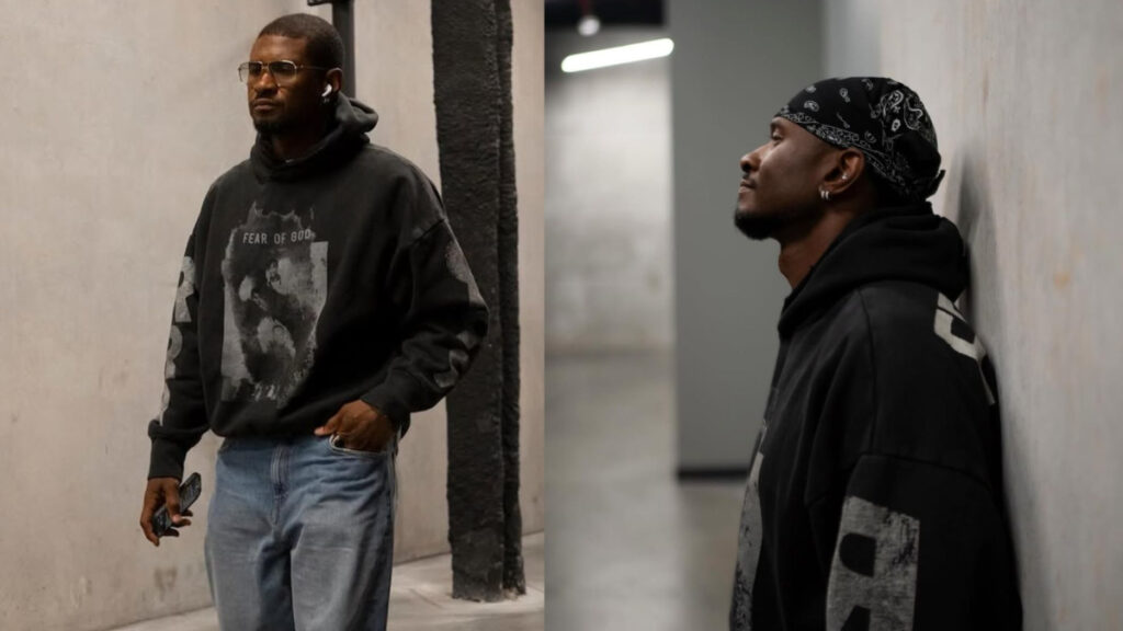 Usher received an unexpected surprise on stage when he spotted who was among his fans Usher received an unexpected surprise on stage when he spotted who was among his fans