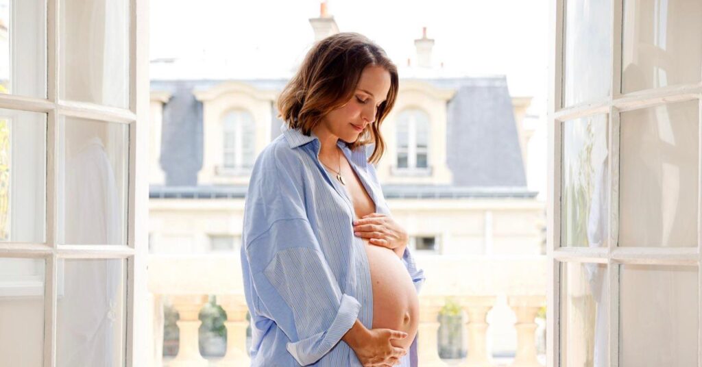 Natalie Portman showing her baby bump, Photographed by Shelby Duncan - IG July 2026