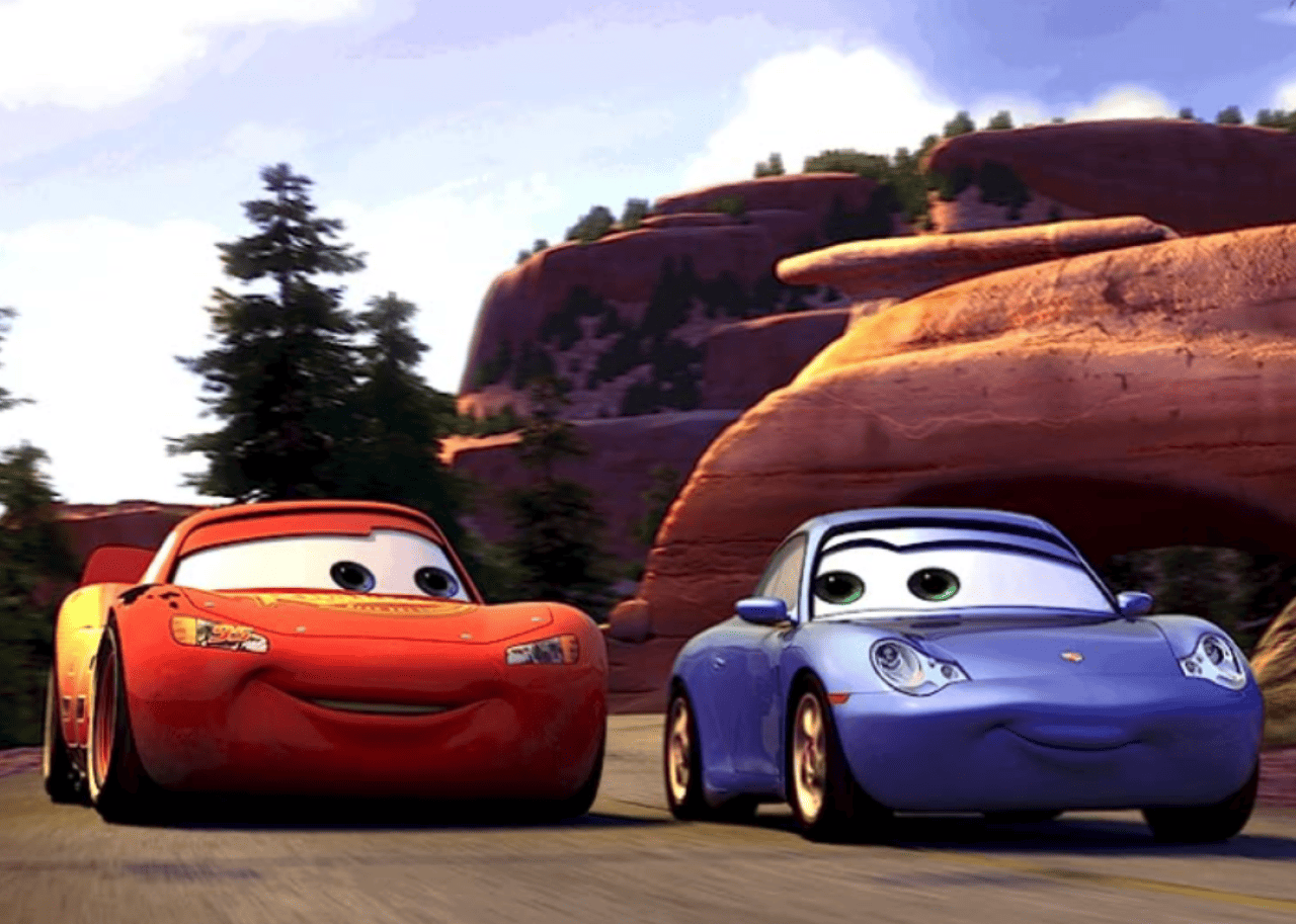 Bonnie Hunt and Owen Wilson in ‘Cars’. - 