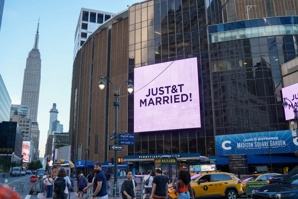 Every wild detail from Taylor Swift and Travis Kelce’s MSG wedding — from arcade games and ‘JUST&T MARRIED’ to an Adam Sandler cameo Every wild detail from Taylor Swift and Travis Kelce's MSG wedding — from arcade games and 'JUST&T MARRIED' to an Adam Sandler cameo