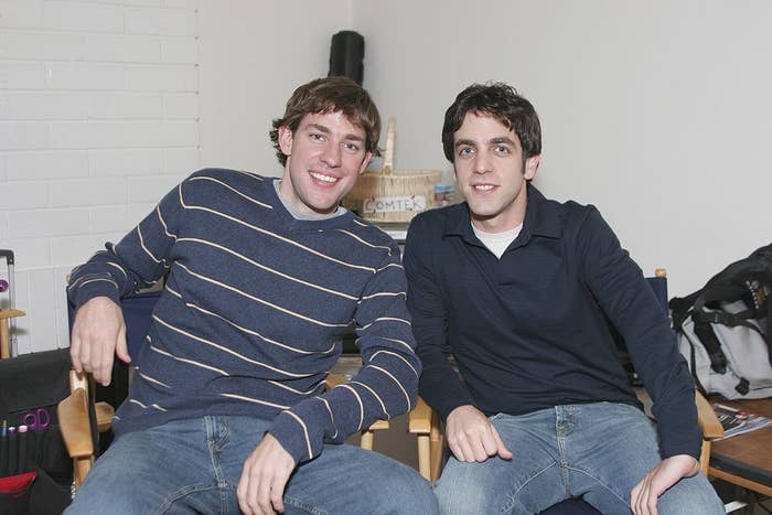 John Krasinski and B.J. Novak in 2005
