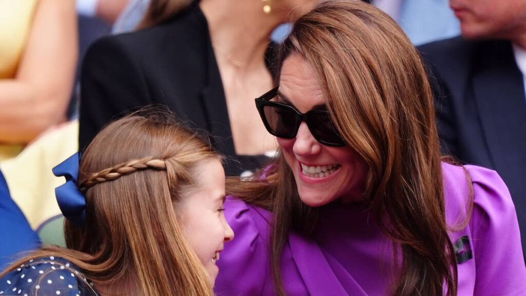 Princess Kate and Princess Charlotte inadvertently recreate Princess Diana and Prince William’s iconic Wimbledon moment Princess Kate and Princess Charlotte inadvertently recreate Princess Diana and Prince William's iconic Wimbledon moment