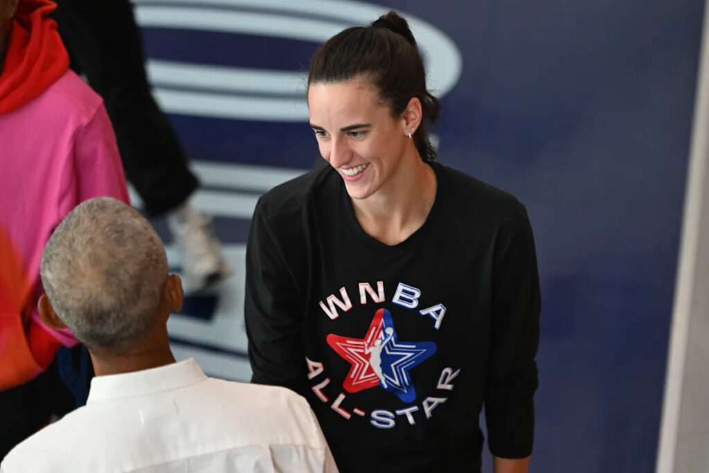 A day in the life of Caitlin Clark: All-Star business as usual, Barack Obama's presidential perspective and 'Studbudz' shoutouts