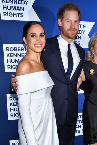 The Duke and Duchess of Sussex at the Robert F. Kennedy Human Rights Ripple of Hope Awards Gala on December 6, 2022 in New York.Credit: PA Wire/PA Images via Getty