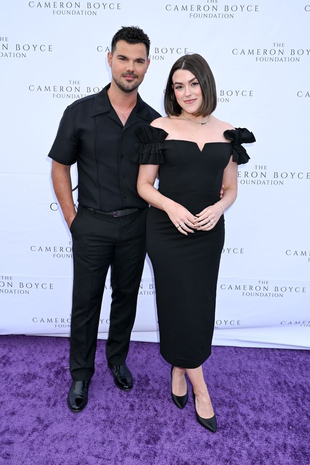 Taylor Lautner and Taylor Dome at The Cameron Boyce Foundation’s Cam For A Cause 3rd Annual Gala held at The Beehive on June 2, 2024 in Los Angeles.Credit: Gilbert Flores/Variety via Getty Images
