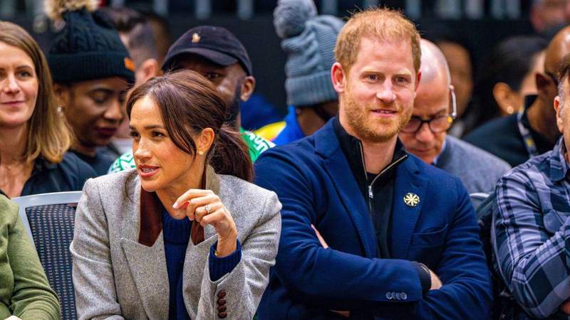 Meghan Markle will no longer be traveling to the U.K. with Prince Harry.MEGA