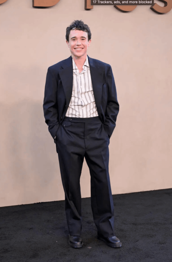 Elliot Page at “The Odyssey” New York Premiere held at AMC Lincoln Square on July 14, 2026, in New York
