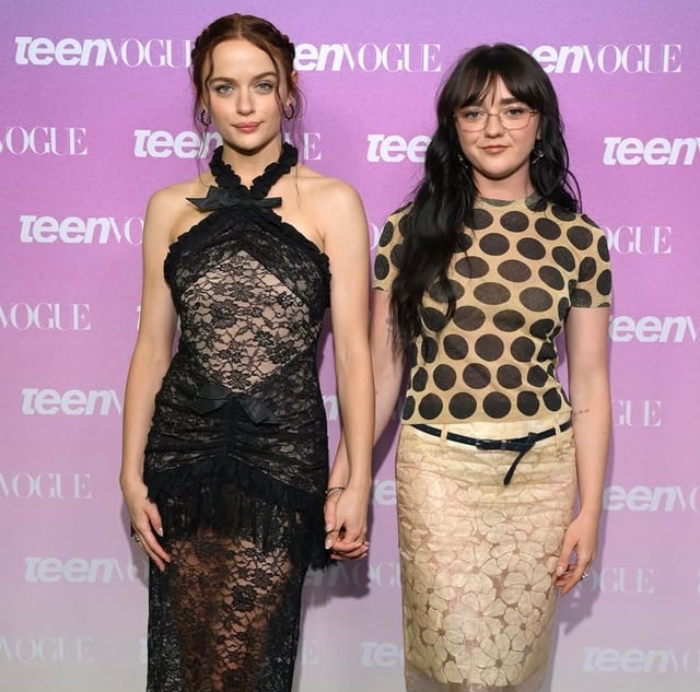 Joey King and Maisie Williams promoting 'Practical Magic 2' at TeenVogue