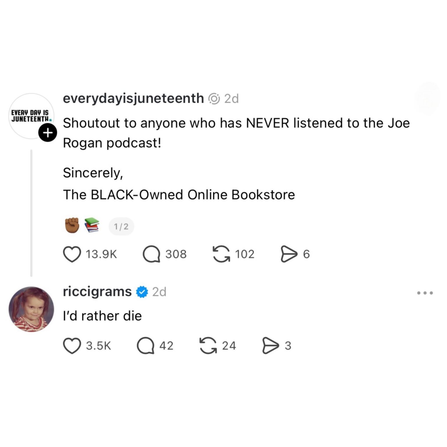 Christina Ricci: “I’d rather die” than listen to the Joe Rogan podcast