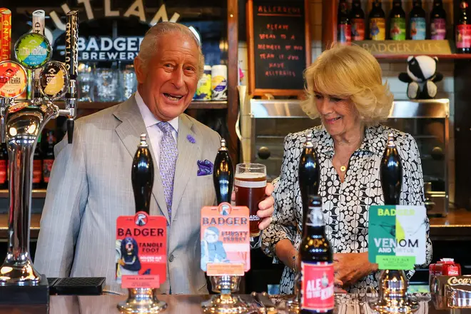 The King and Queen both met Harry, Meghan and their two children at Highgrove