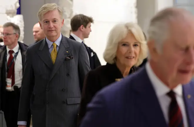 Clive Alderton with Charles and Camilla in Berlin