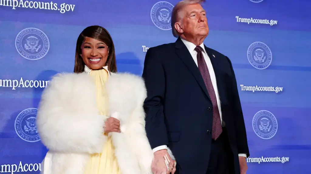Nicki Minaj becomes Trump’s joke target at White House press dinner Nicki Minaj becomes Trump's joke target at White House press dinner