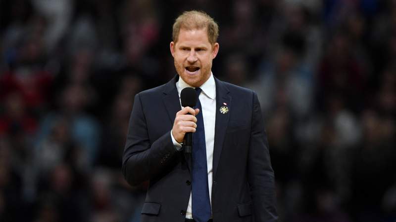Prince Harry attends the Invictus Games in 2025. By: MEGA