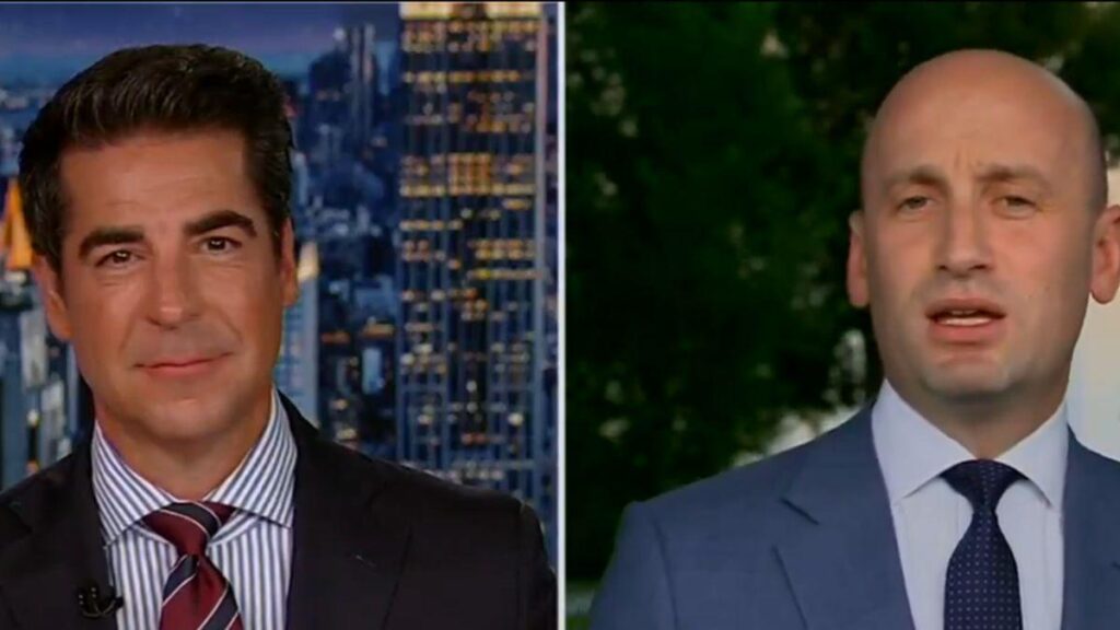 Fox News viewers slam Jesse Watters and Stephen Miller as ‘lunatics’ as they react to birthright ruling