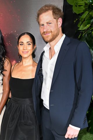 Meghan, Duchess of Sussex and Prince Harry, Duke of Sussex attend Premiere of “Bob Marley: One Love” on January 23, 2024, in Kingston, Jamaica.Credit: Jason Koerner/Getty