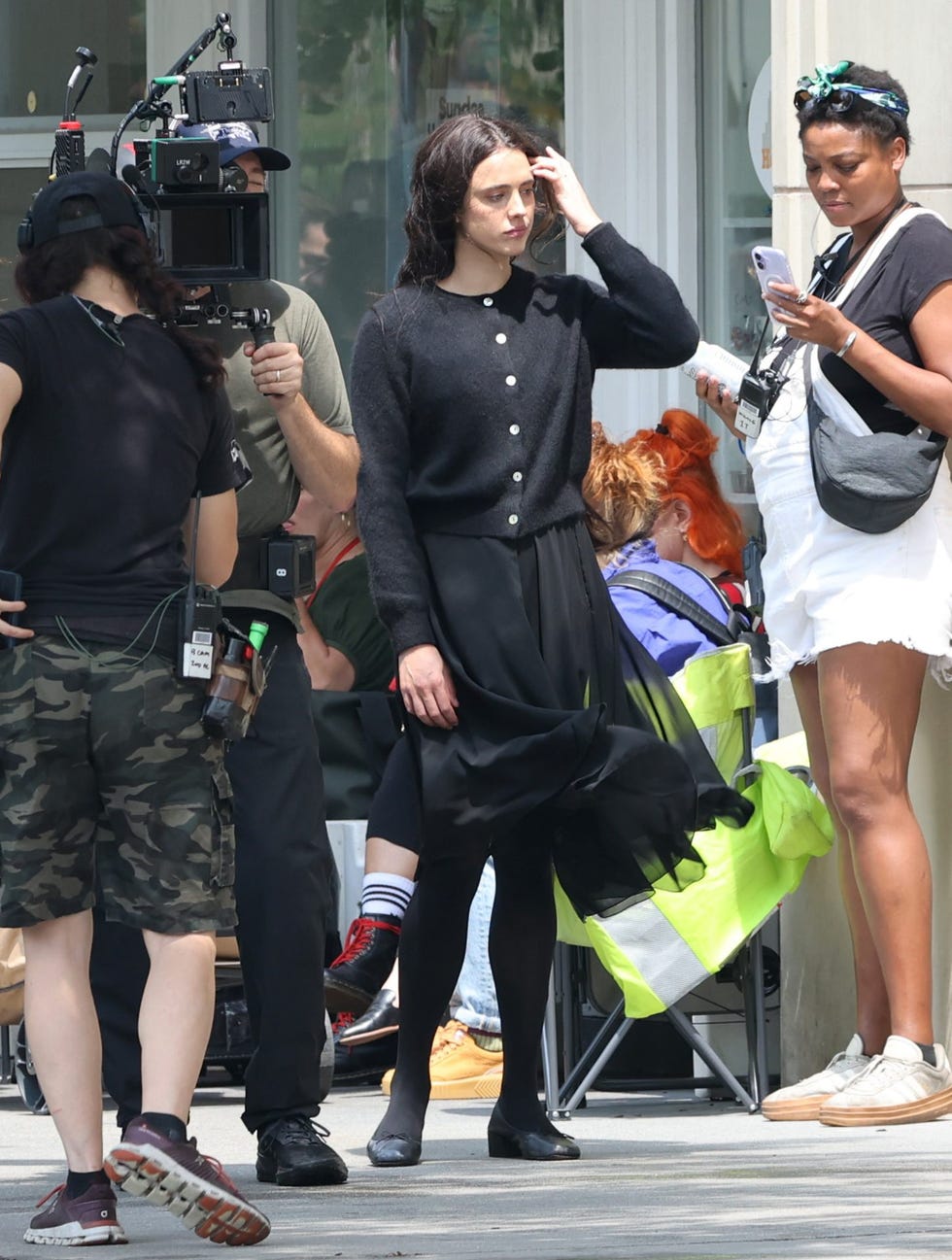 margaret qualley filming possession