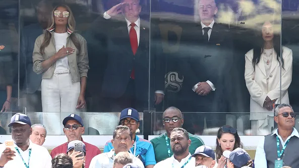 What did Melania Trump wear to 2026 World Cup final, shop her look What did Melania Trump wear to 2026 World Cup final, shop her look