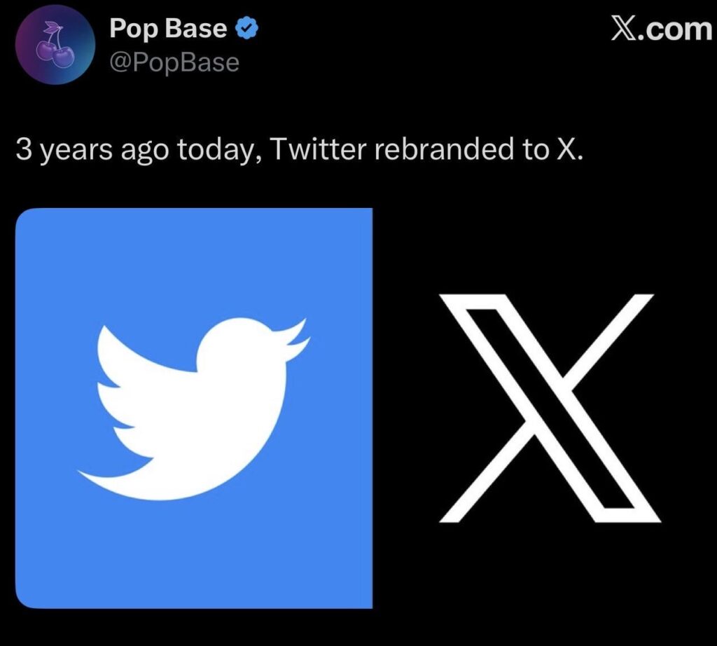 3 years ago Twitter became ‘X’. Elon Musk changed the iconic name and blue bird to a boring X logo, and it has been downhill since
