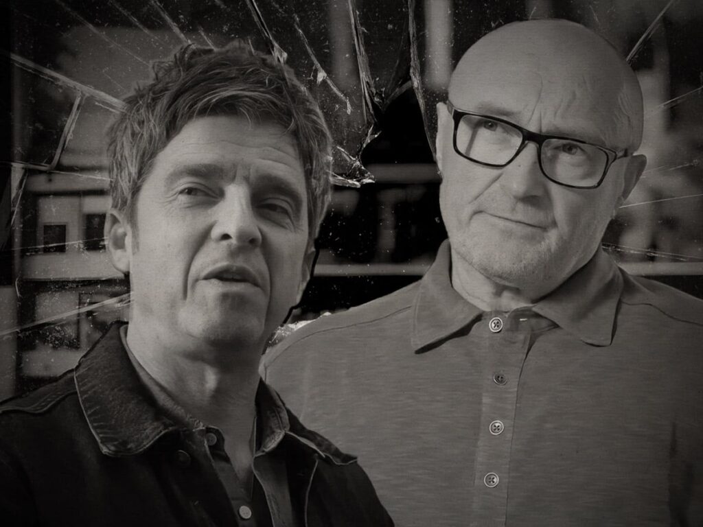 The strange feud between Noel Gallagher and Phil Collins The strange feud between Noel Gallagher and Phil Collins