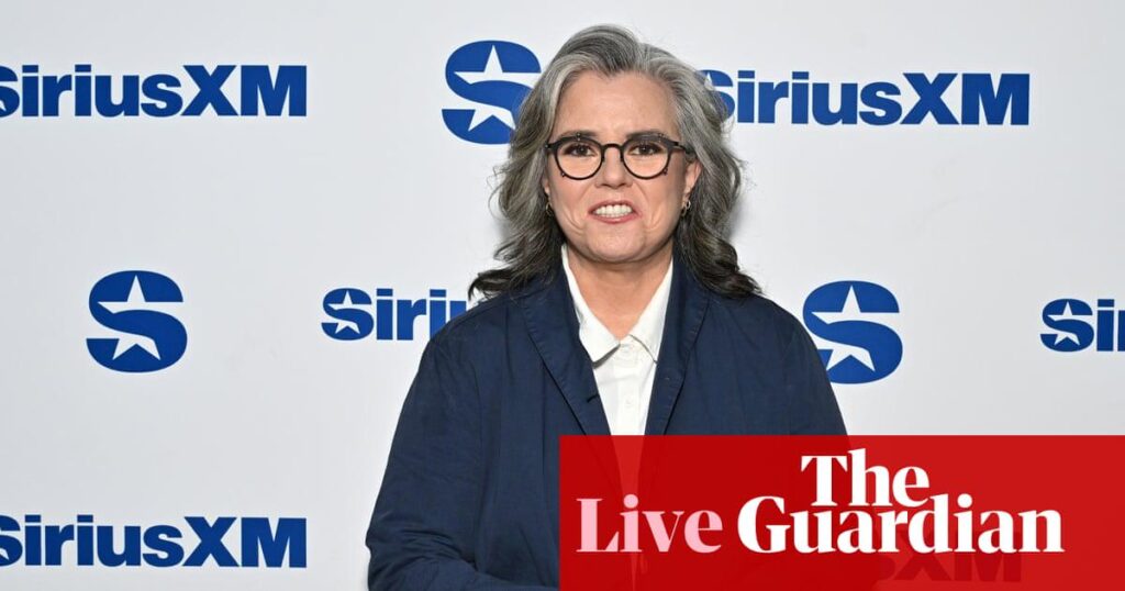 Trump ‘quite ill - and getting worse daily’, Rosie O’Donnell tells the Guardian after president posts AI video attacking her – as it happened