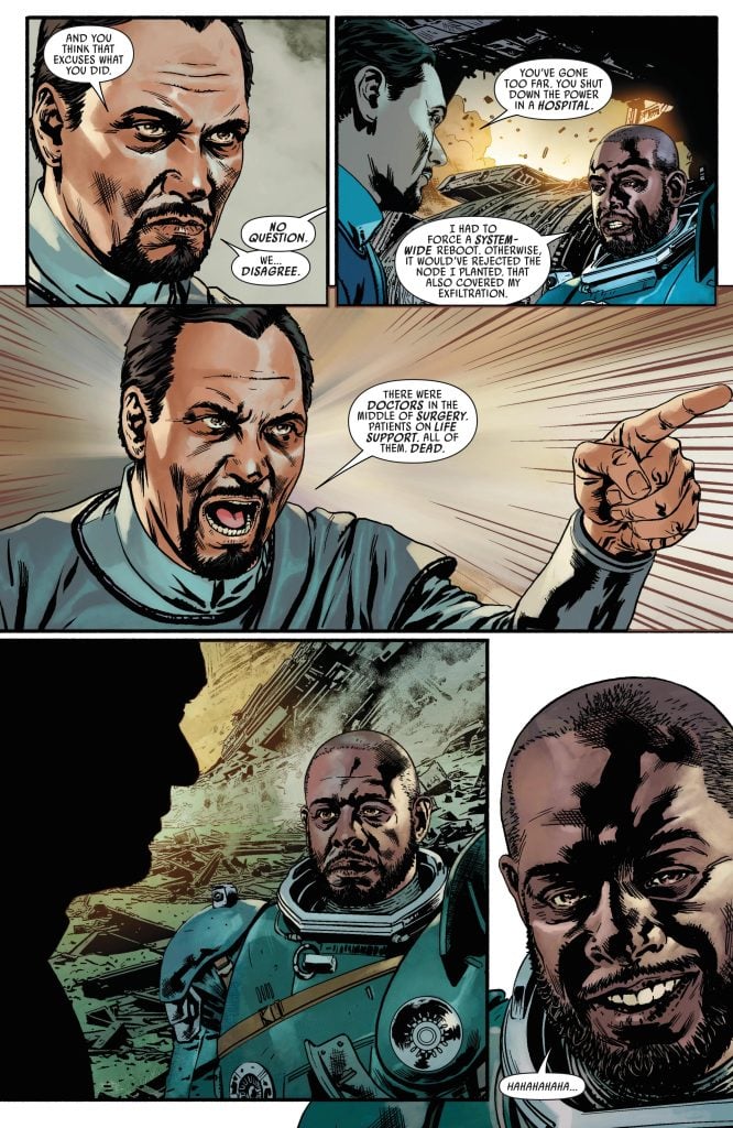 Bail Organa argues with Saw Gerrera