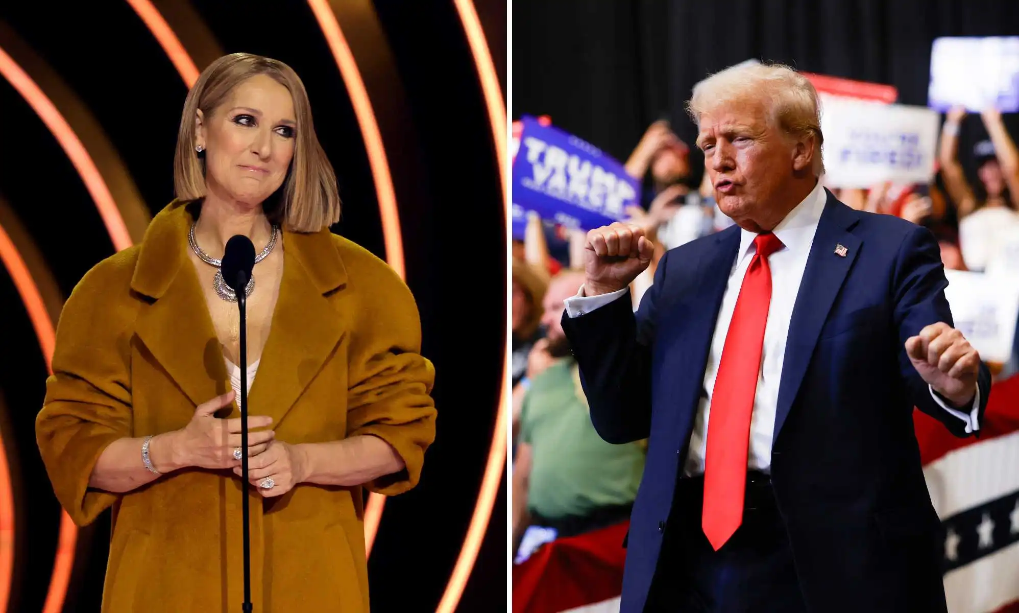 Celine Dion Donald Trump