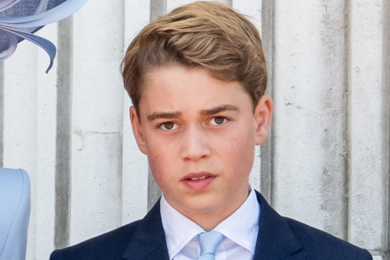 Prince George watched crownds from the balcony of Buckingham Palace during Trooping The Colour, in London, on June 13, 2026, a little more than a month before his 13th birthday.