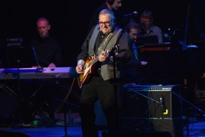 CLEVELAND, OH - OCTOBER 27: Duke Robillard performs during the Chuck Berry Tribute Concert at the State Theatre on October 27, 2012 in Cleveland, Ohio. (Photo by Patrick R. Murphy/Getty Images)