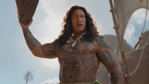 Dwayne Johnson as Maui in the live-action "Moana" (Credit: Disney)