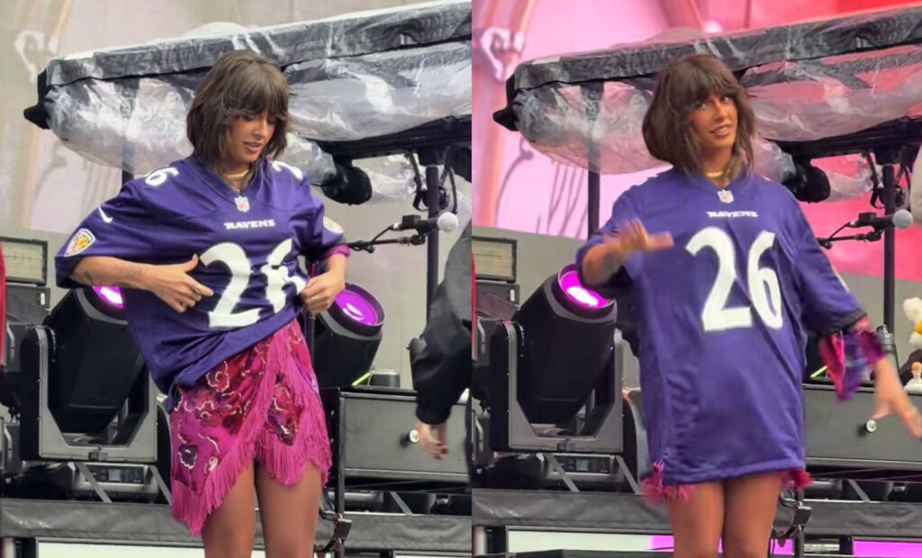 Ella Langley Handles Wardrobe Malfunction Like A Pro After Her Dress Came Apart Two Songs Into Baltimore Stadium Set