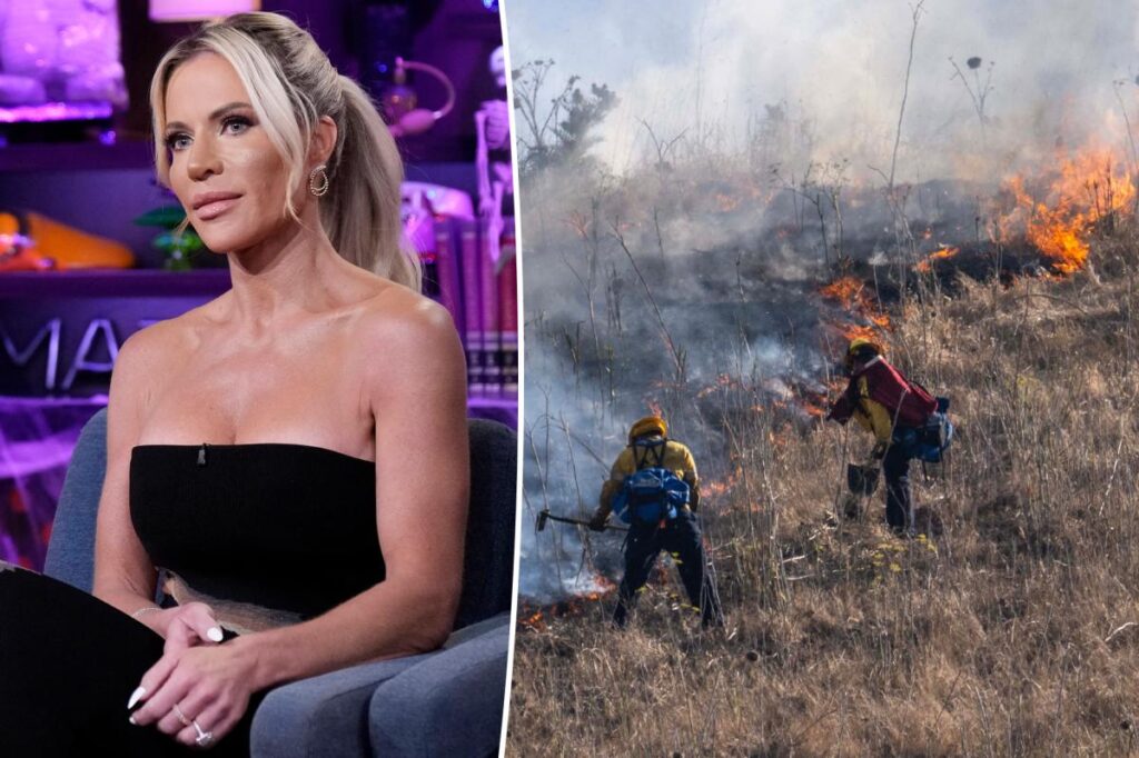 'Real Housewives' star reveals son is facing 'consequences' for his involvement in starting a wildfire