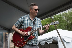 CHICAGO, UNITED STATES - JUNE 8: Joel Paterson performs on stage at The Chicago Blues Festival on June 8 2019 in Chicago, Illinois, United States. (Photo by James Fraher/Redferns)