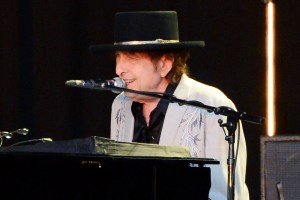LONDON, ENGLAND - JULY 12: Bob Dylan performs on stage in Hyde Park on July 12, 2019 in London, England. (Photo by Matthew Baker/Getty Images)