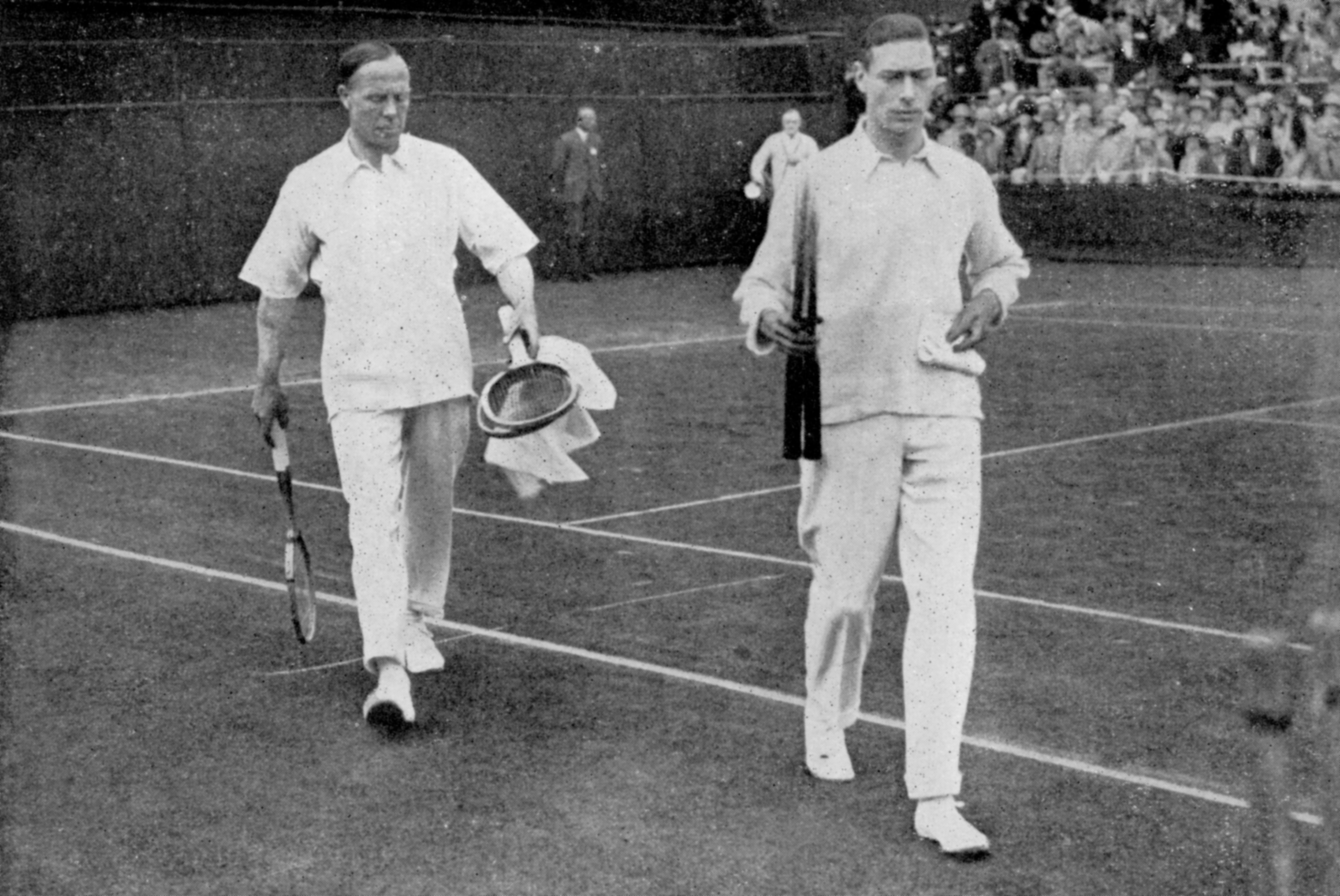 Multi-talented sportsman Greig, left, taught the prince to play tennis
