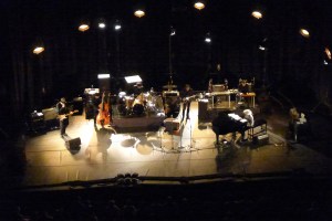 LOS ANGELES - OCTOBER 24: Bob Dylan and his band perform at the Dolby Theater in Los Angeles, California on October 24, 2014. (Photo by Jim Steinfeldt/Michael Ochs Archives/Getty Images)