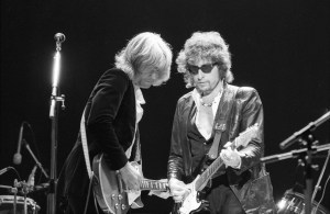 American singer, songwriter and musician Bob Dylan performs live on stage with guitarist Billy Cross during the 'Picnic' festival at Blackbushe Aerodrome in Hampshire near Camberley, Surrey, England on 15th May 1978. (Photo by David Redfern/Redferns)