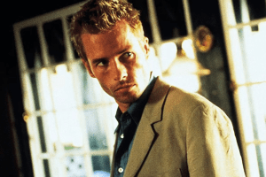 Guy Pearce as Leonard Shelby in Christopher Nolan's "Memento"