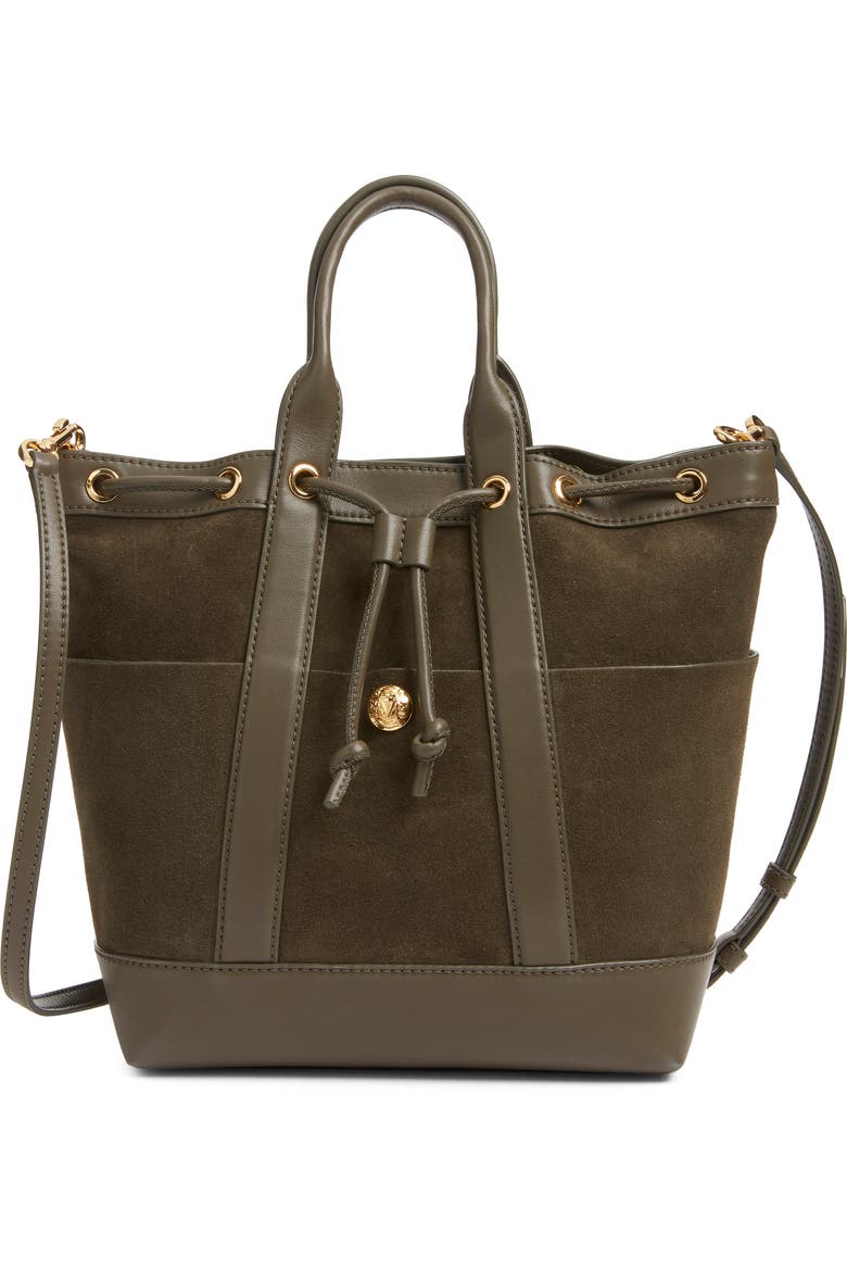Goody Bag Suede &amp; Leather Bucket Bag