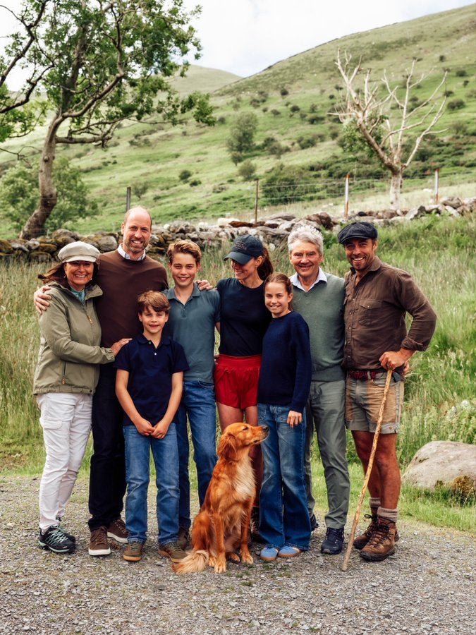 A wholesome snap of Kate and her family following her Three Peaks challenge