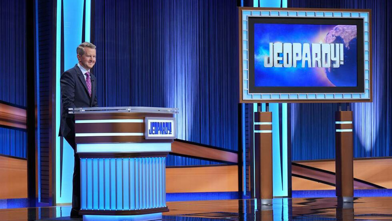 Jeopardy set with Ken Jennings