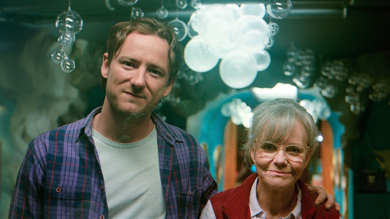 Lewis Pullman and Sally Field in Netflix's 'Remarkably Bright Creatures'